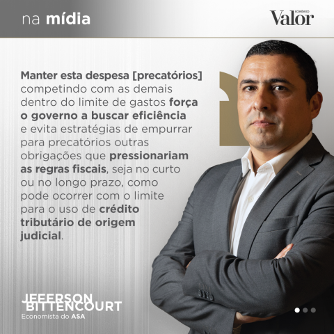 Jeferson Bittencourt, arcabouço fiscal, limite de gastos do governo, política fiscal, precatórios