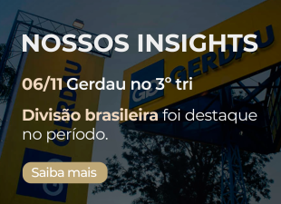 Gerdau no 3º tri