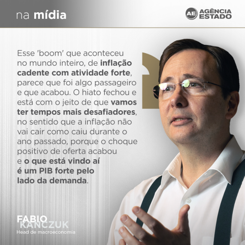 Fabio Kanczuk, PIB, hiato do produto, inflação, Banco Central, PIB, Copom, Selic, juros,