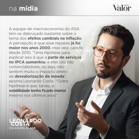 Leonardo Costa, dólar, câmbio, inflação, IPCA