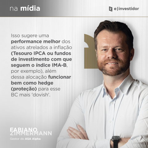 ASA Alpha, Fabiano Zimmermann, IMA-B, inflação, Tesouro IPCA+, renda fixa, Banco Central, Copom