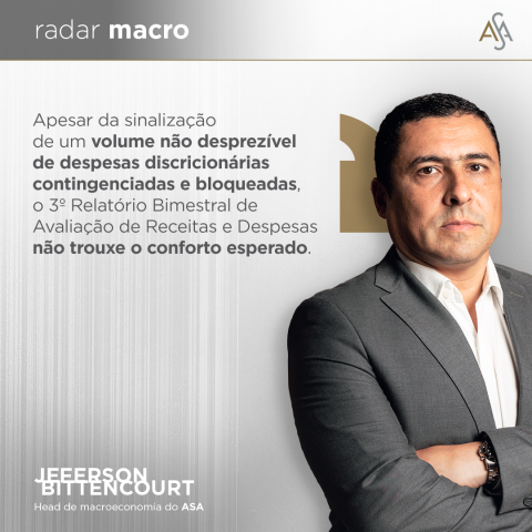 Relatório Bimestral de Avaliação de Receitas e Despesas, Jeferson Bittencourt, meta fiscal, BPC, benefícios previdenciários, arcabouço fiscal