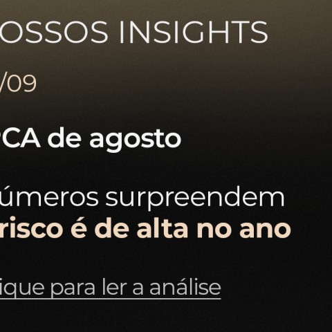 IPCA de agosto