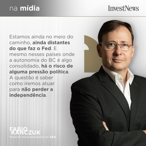 Fabio Kanczuk, política monetária, Fed, Banco Central, independência do Banco Central, credibilidade do BC,