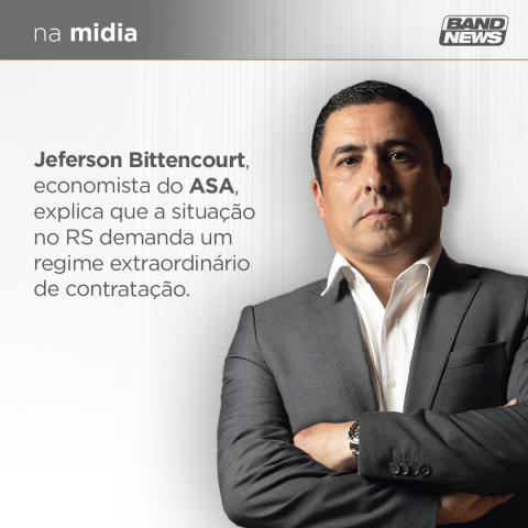 Jeferson Bittencourt, regime extraordinário de contratação, calamidade pública, tragédia no Rio Grande do Sul