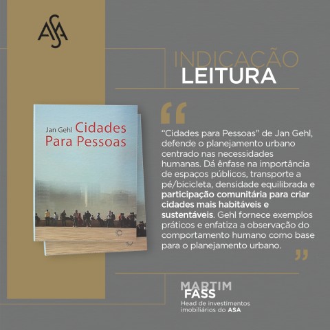 Cidades para pessoas; fundos imobiliários; imóveis; ASA Cycles; ASA Metropolis; ASA Retrofit